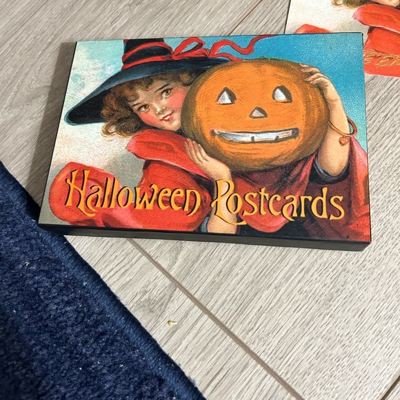Vintage Halloween Postcards 6” x 4” Orig. Box. 4 Designs 5 Cards Each Missing 1 - Picture 4 of 8